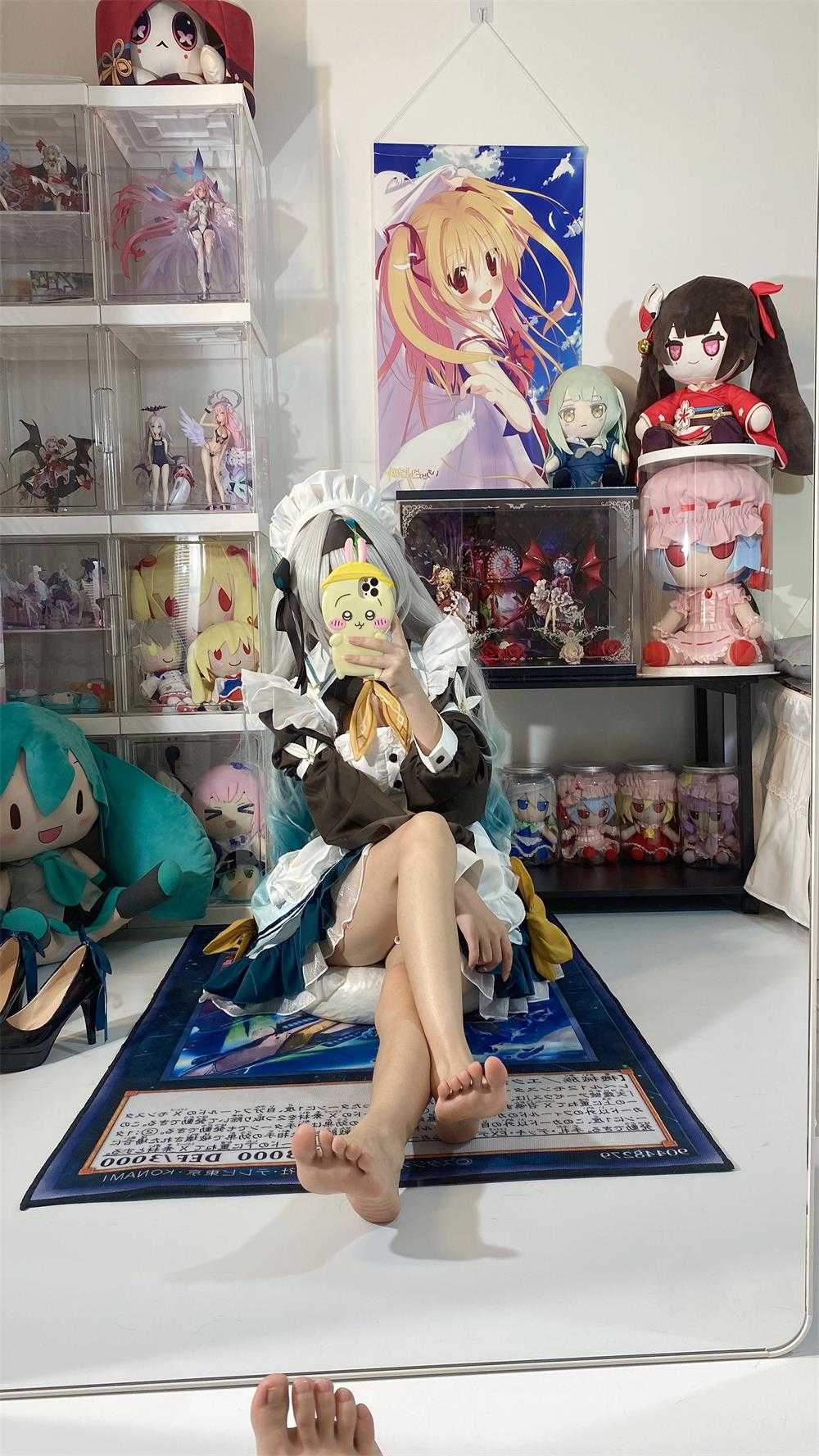 白栎Shirly - 崩坏：星穹铁道 流萤女仆 [66P/8V/1.06G]（4）