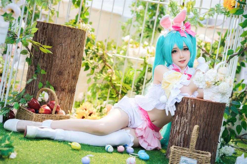 焖焖碳 - 初音未来 复活节兔子[22P/164M]（3）